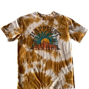 Women Size S graphic T-shirt. Fifth Sun. Excellent condition. Happiest Camper.